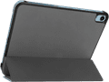 Just In Case Smart Tri-Fold Apple iPad (2025/2022) Book Case Gris arrière