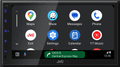 JVC KW-M595DBT Black front