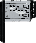 JVC KW-M695DBW Noir côté droit
