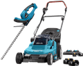 Makita DLM432PT incl. 5,0 Ah Accu (2x) + Makita DUH523Z + 5,0 Ah 18V Accu (2x) Main Image
