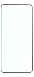Just In Case Full Cover Xiaomi Redmi Note 14 Pro+ 4G/5G Screenprotector Zwart voorkant