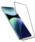 Just In Case Full Cover Xiaomi Redmi Note 14 Pro+ 4G/5G Screenprotector Zwart voorkant