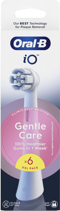 Oral-B iO Gentle Care Weiß (6 Stück) verpackung