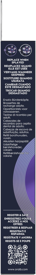 Oral-B iO Radiant White (4 stuks) verpakking