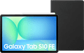 Samsung Galaxy Tab S10 FE 10,9 inch 256GB Wifi en 5G Grijs + BlueBuilt Book Case Zwart Main Image