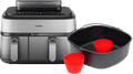 Philips 5000 Series Dual Basket NA555/00 + Master Baking Set Main Image