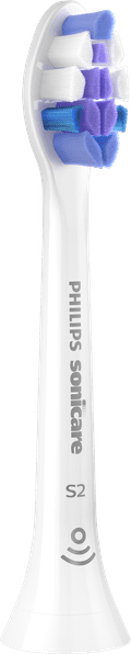 Philips Sonicare Sensitive HX6054/87 Wit (4 stuks) linkerkant