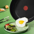 Tefal Renew Black Ceramic Frying Pan 28cm product in use