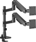ACT AC8343 Monitorarm 49 inch met gasveer voor 2 monitoren linkerkant
