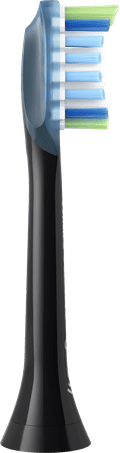 Philips Sonicare Premium Plaque Defense HX9044/88 Zwart (4 stuks) linkerkant