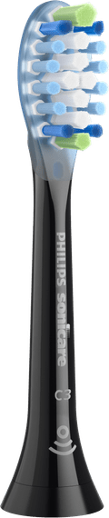 Philips Sonicare Premium Plaque Defense HX9044/88 Zwart (4 stuks) linkerkant