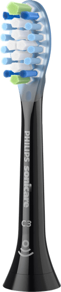 Philips Sonicare Premium Plaque Defense HX9044/88 Zwart (4 stuks) rechterkant