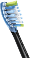 Philips Sonicare Premium Plaque Defense HX9044/88 Zwart (4 stuks) detail