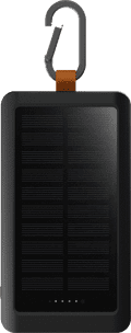 Xtorm Go 2 Solar Power Bank 10,000mAh with Fast Charging and Flashlight Black front