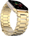 Just in Case Rvs Bandje Goud voor Apple Watch 40/41/42 mm linkerkant