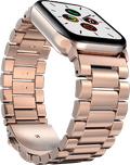 Just in Case Rvs Bandje Roségoud voor Apple Watch 40/41/42 mm linkerkant