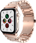 Just in Case Rvs Bandje Roségoud voor Apple Watch 40/41/42 mm voorkant
