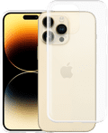 Just in Case Soft Design Apple iPhone 14 Pro Max Back Cover Transparant voorkant