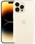 Just in Case Soft Design Apple iPhone 14 Pro Max Back Cover Transparant voorkant