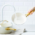 GreenPan Padova Reserve Pannenset 10-delig Cream White product in gebruik
