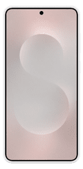 Samsung Galaxy S25 Edge Siliconen Back Cover Grijs achterkant