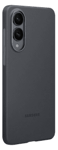 Samsung Galaxy S25 Edge Siliconen Back Cover Zwart linkerkant
