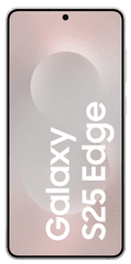 Samsung Galaxy S25 Edge 256GB Zilver 5G + Accessoirepakket voorkant