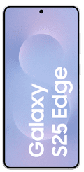 Samsung Galaxy S25 Edge 256GB Blauw 5G + Accessoirepakket voorkant
