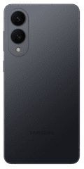 Samsung Galaxy S25 Edge 512GB Zwart 5G + Samsung Oplader 25 Watt Zwart achterkant