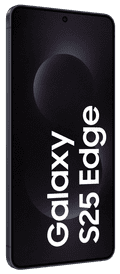 Samsung Galaxy S25 Edge 512GB Zwart 5G + Accessoirepakket voorkant