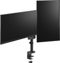 Neomounts NEXT Lite DS60-425BL2 Ruimtebesparende Monitorarm Zwart product in gebruik