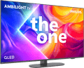 Philips Ambilight 50" PUS9000 QLED 4K (2025) + JBL Bar 300 M2 Zwart voorkant