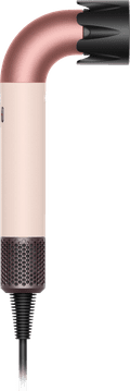 Dyson Supersonic r Straight+Wavy Ceramic Pink linkerkant