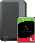 Synology DS224+ + Seagate Ironwolf 8TB Main Image