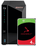 ASUSTOR AS3302T v2 + Seagate Ironwolf 4TB Main Image