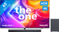 Philips Ambilight 65" PUS9000 QLED 4K (2025) + JBL Bar 2.1 Deep Bass M2 Zwart Main Image