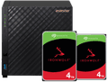 ASUSTOR AS1104T + Seagate Ironwolf 8TB (2x4TB) Main Image