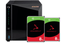 ASUSTOR AS3304T v2 + Seagate Ironwolf 16TB (2x8TB) Main Image