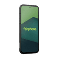 Fairphone 5 256GB Zwart 5G + Fairphone Protective Back Cover Zwart linkerkant