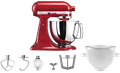 KitchenAid Artisan Mixer 5KSM125 Empire Red + Ice Cream Maker Main Image