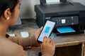 Canon PIXMA G3570 + 1 Set Extra Ink product in use