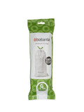 Brabantia Touch Bin 30L Matte Black + Trash Bags (120 units) front