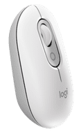 Logitech Pop Draadloze Muis Wit bovenkant