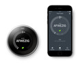 Google Nest Thermostat Argent détail