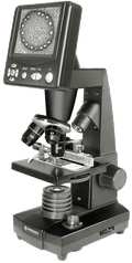 Microscope Bresser LCD 3.5 pouces 50x - 2000x 5MP côté droit