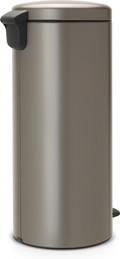 Brabantia NewIcon Pedaalemmer 30 Liter Platinum achterkant