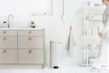 Brabantia NewIcon Pedaalemmer 30 Liter White product in gebruik
