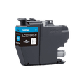 Brother LC-3219XL Cartridge Cyaan rechterkant