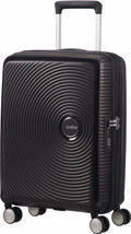 American Tourister Soundbox Expandable Spinner 55cm Bass Black rechterkant