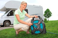 Gardena Classic Slangenbox 15 Compleet product in gebruik